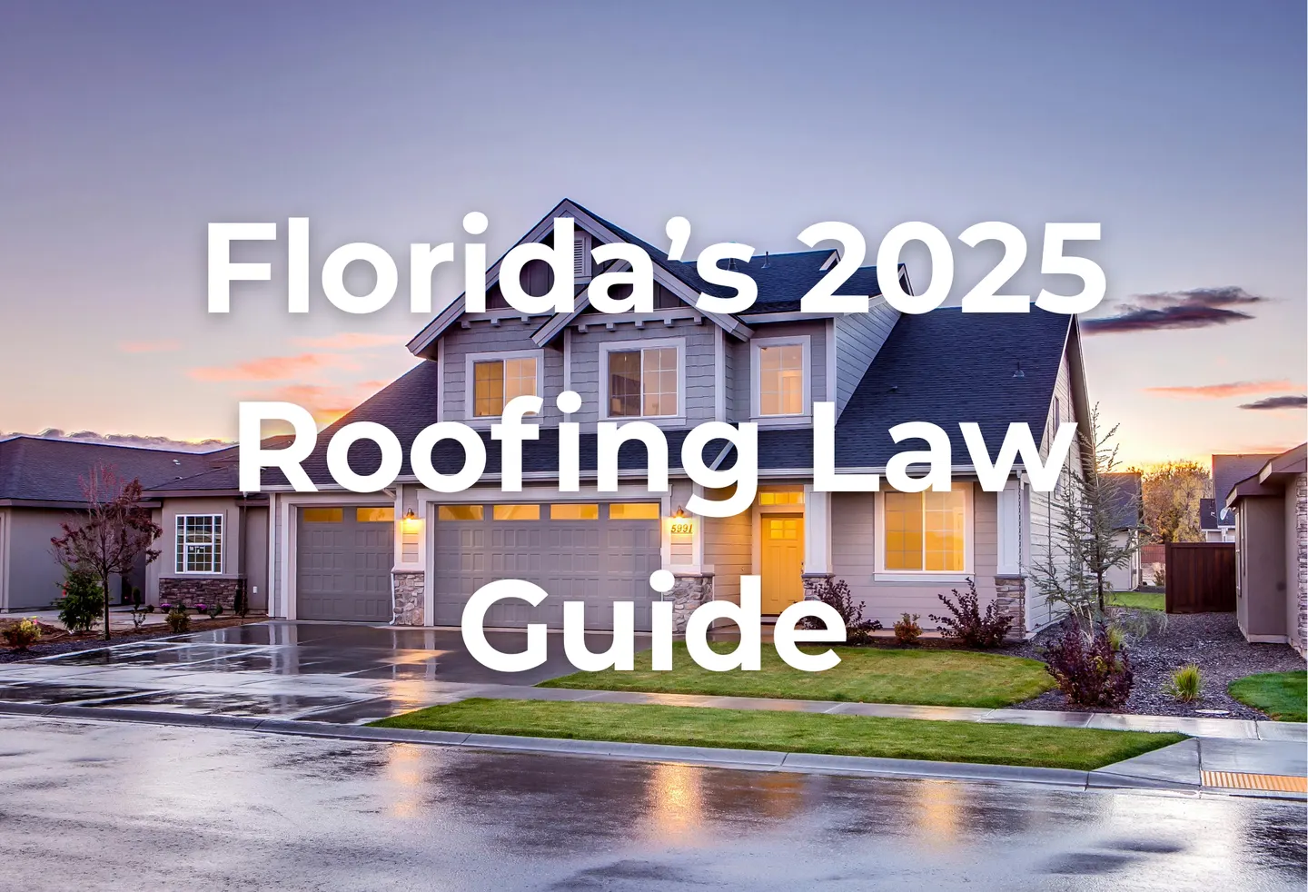 Florida’s 2025 Roofing Law and Insurance Market Changes: What Homeowners Need to Know
