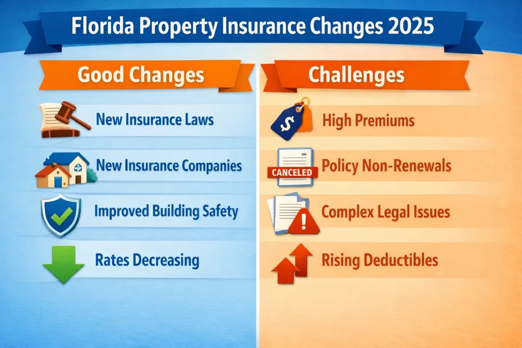 A Look Back at the 2025 Property Insurance Changes in Florida: The Good, the Bad, and How They Affect Your Home