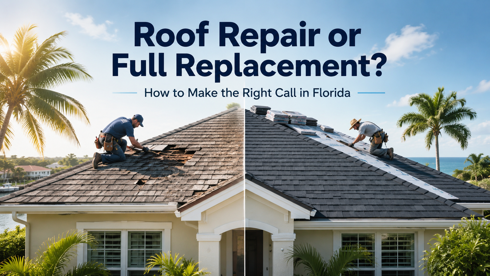 Roof Repair or Full Replacement? How to Make the Right Call in Florida
